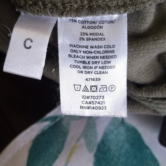 LOFT (made and loved LOFT) olive green modern skinny corduroy pants 10 - Picture 6 of 6